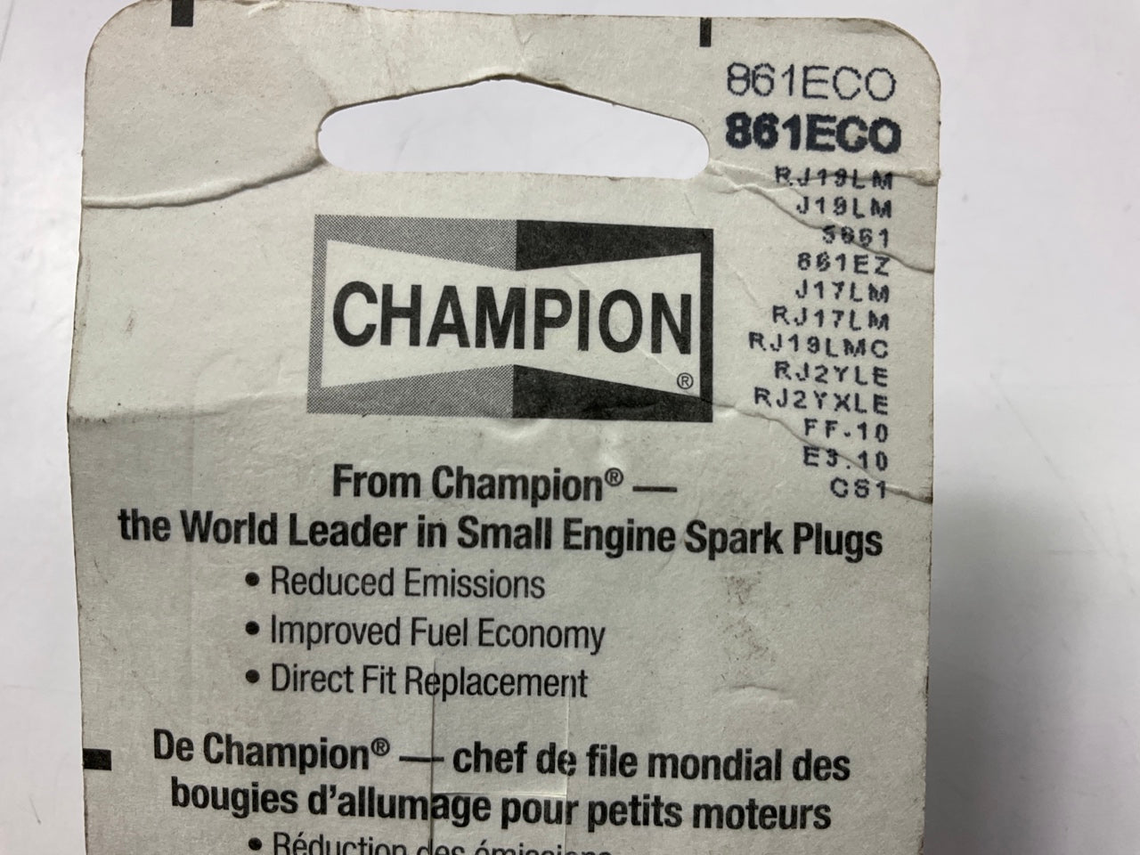 Champion 861ECO Eco-clean Spark Plug