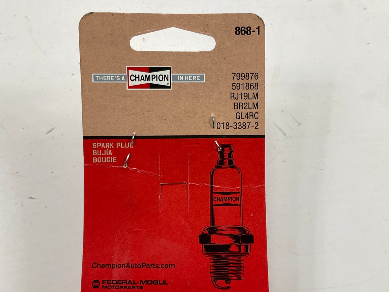 Champion 868-1 Small Engine Spark Plug Replaces RJ19LM BR2LM GL4RC