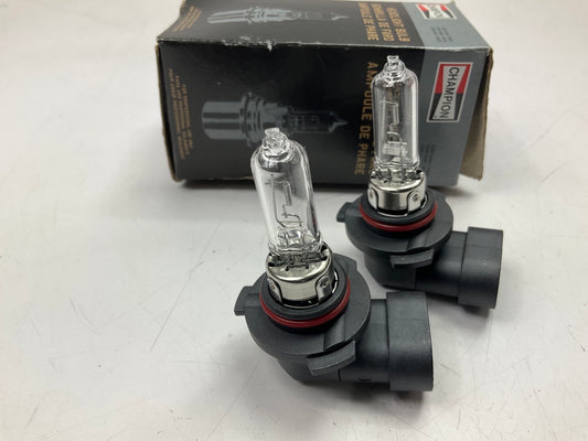 (2) Champion 9005 Headlight Headlamp Bulb - 12V 10 Watt 136 Candle