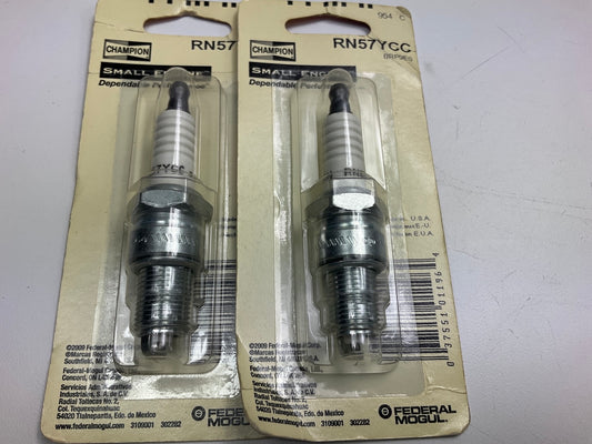 (2) Champion 954C Small Engine Spark Plugs RN57YCC