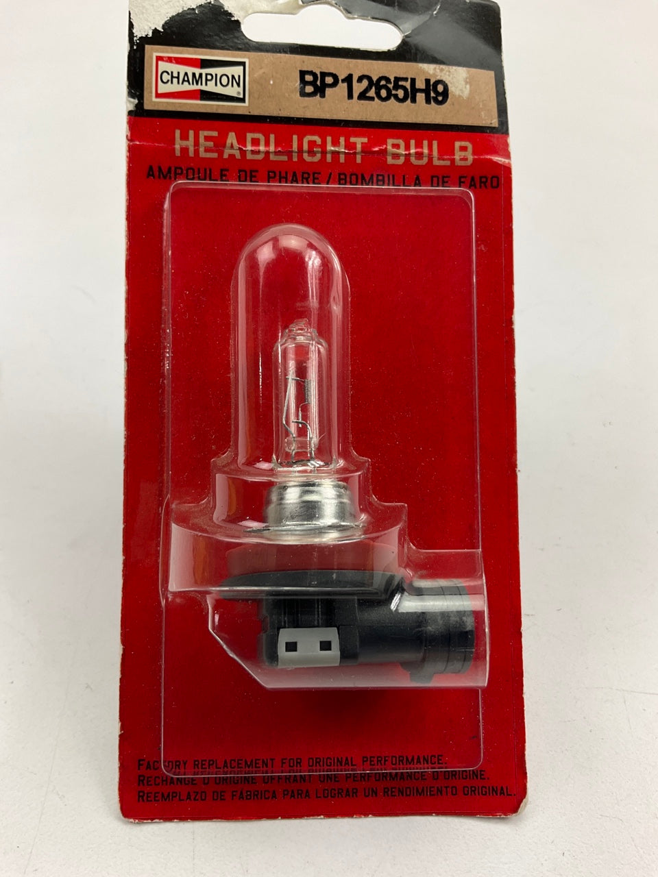 Champion BP1265H9 High Beam Headlight Headlamp Light Lamp Bulb, 1265/H9
