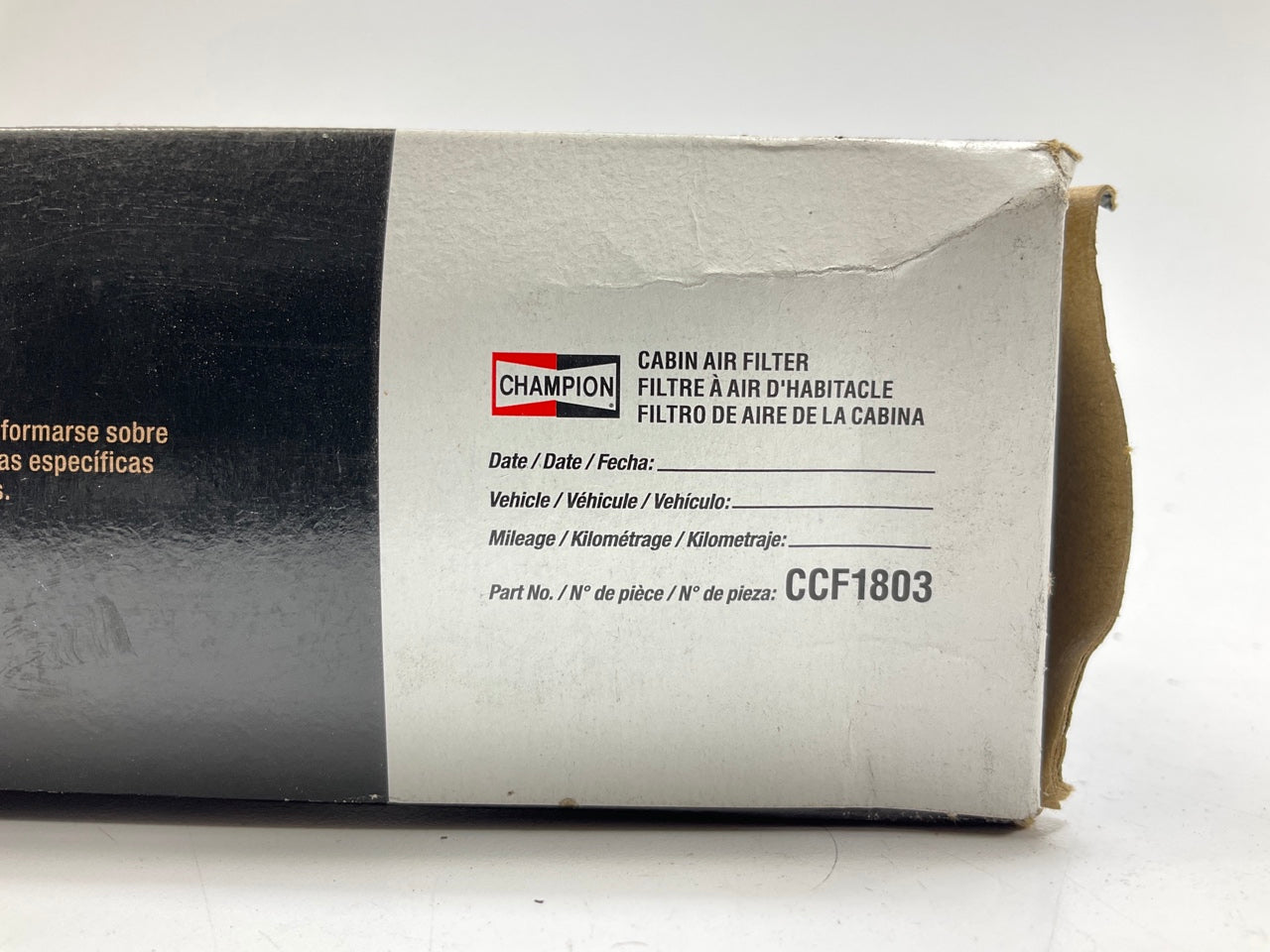 Champion CCF1803 Cabin Air Filter