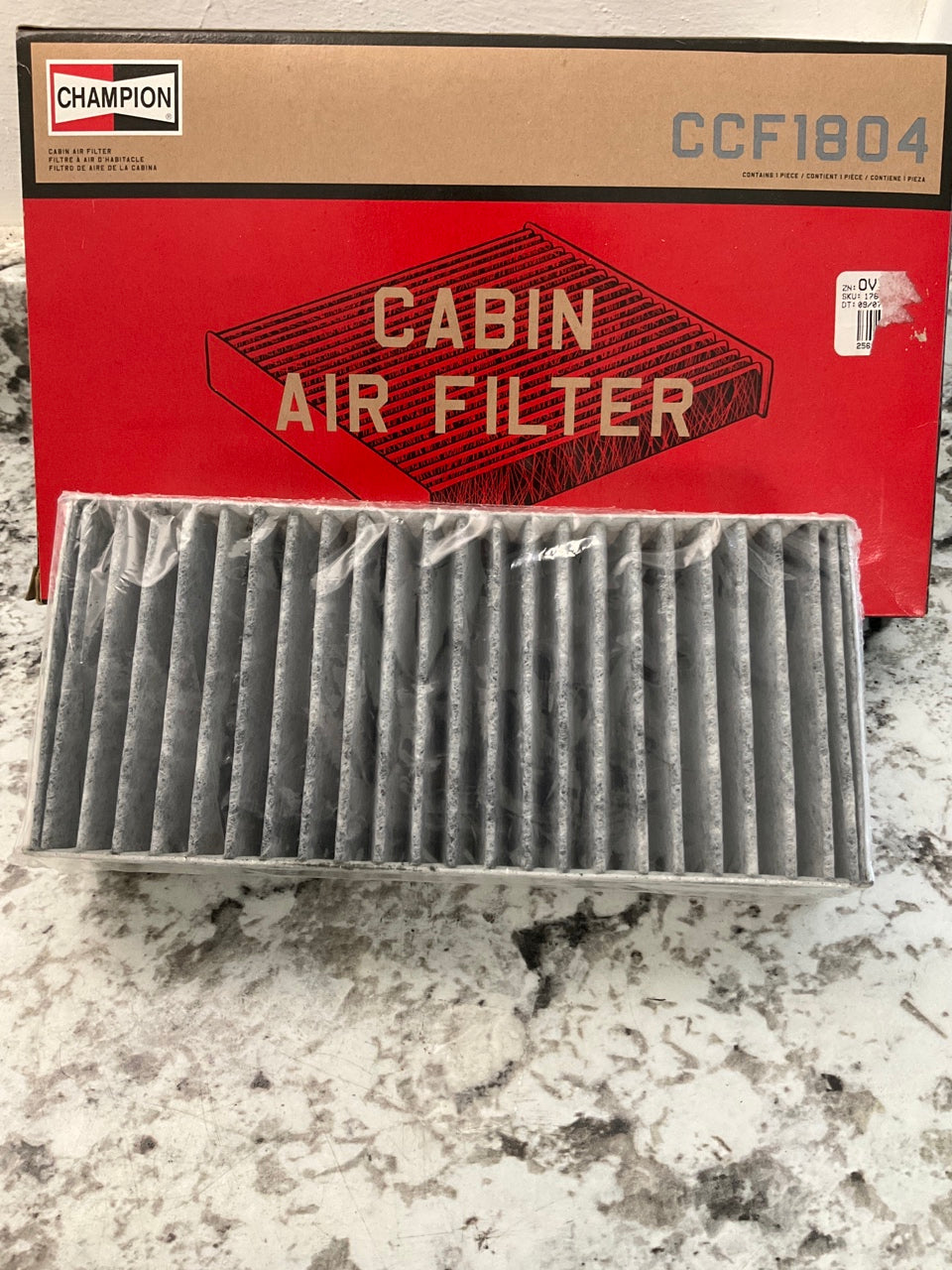 Champion CCF1804 Cabin Air Filter