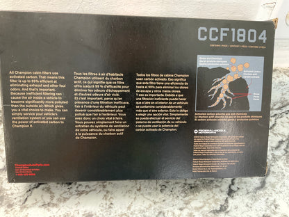 Champion CCF1804 Cabin Air Filter