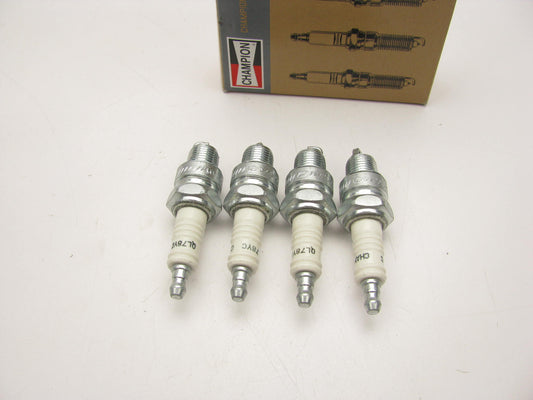 (4) Champion QL78YC Spark Plugs - For Evinrude Johnson Mariner Mercury MARINE
