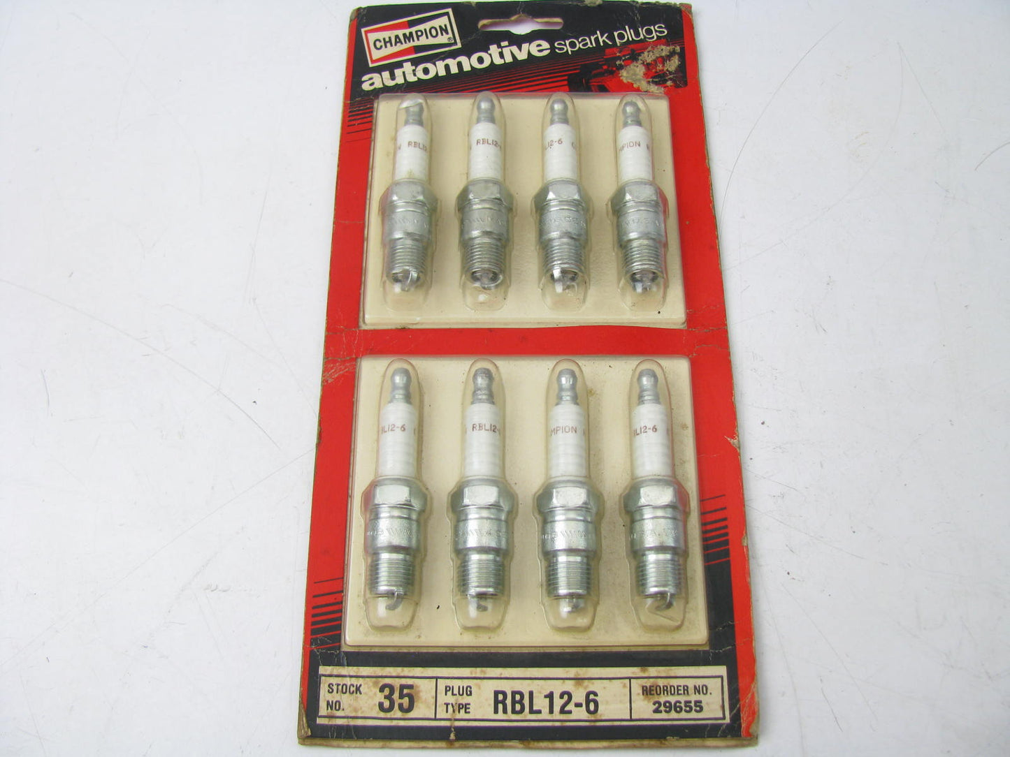 (x8) Champion RBL12-6  Spark Plugs