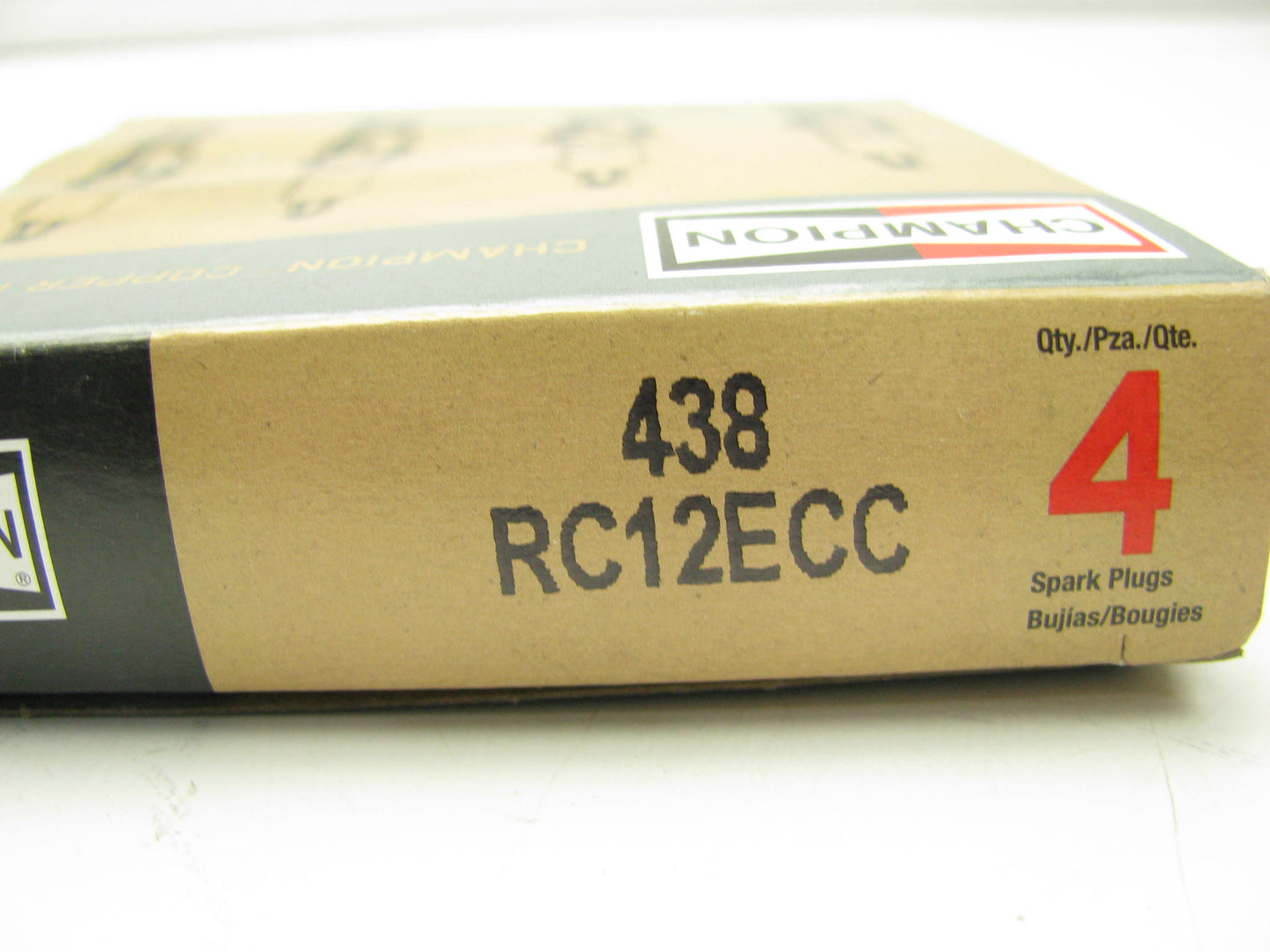 (4) Champion RC12ECC Spark Plugs