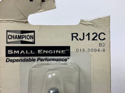 (4) Champion RJ12C Small Engine Spark Plug Copper Plus 592