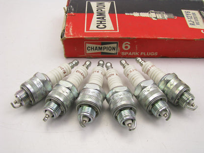 (6) Champion RJ12Y6 Ignition Spark Plugs