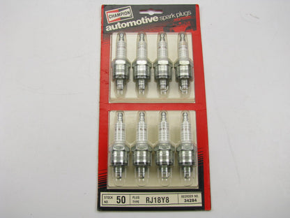 (8) Champion RJ18Y8 Ignition Spark Plugs