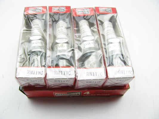 (4) Champion RN11YC Copper Plugs Spark Plugs