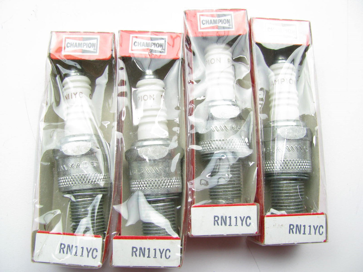 (4) Champion RN11YC Copper Plugs Spark Plugs