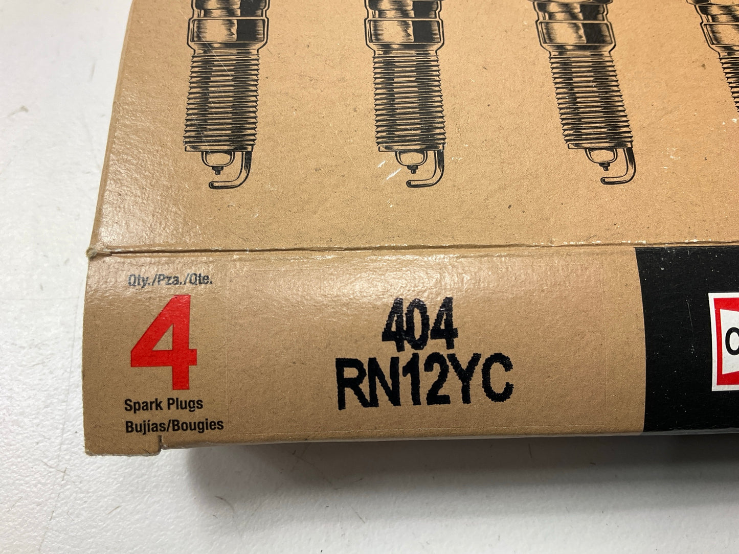 (4) Champion RN12YC Ignition Spark Plugs