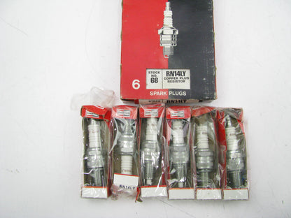 (6) Champion RN14LY Ignition Spark Plugs 6334