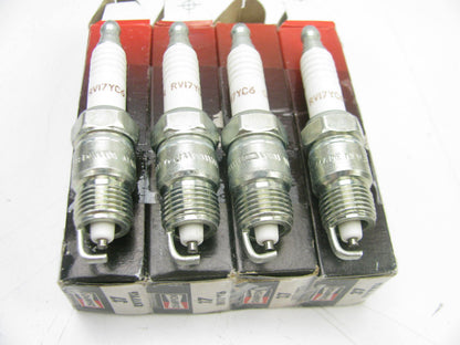 (4) Champion RV17YC6 Copper Plus Spark Plugs