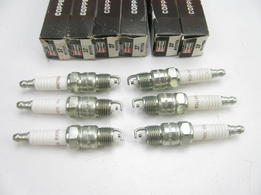 (6) Champion RV17YC6 Copper Plus Spark Plugs