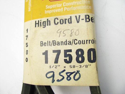 Charter 17580 Accessory Drive Belt - 0.53'' X 58.00'' - 36 Degree