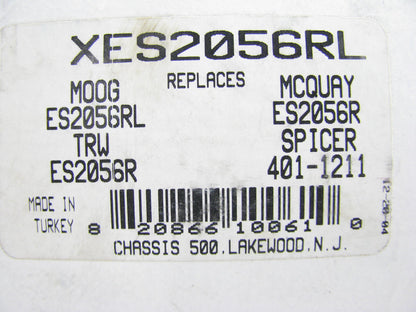 (2) Chassis 500 XES2056RL Steering Tie Rod End - Front Inner