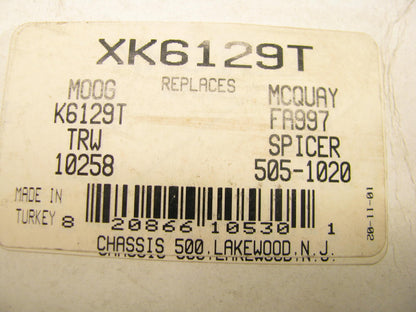 Chassis 500 XK6129T Suspension Ball Joint - Front Lower