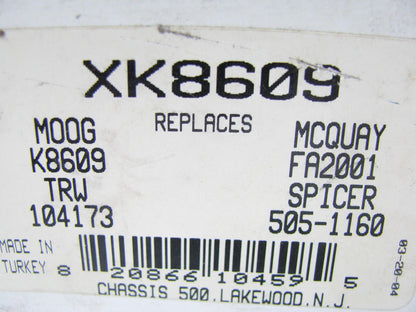 Chassis 500 XK8609 Suspension Ball Joint - Front Lower