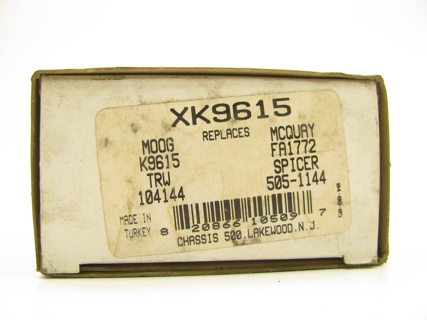 Chassis 500 XK9615 Suspension Ball Joint - Front Lower