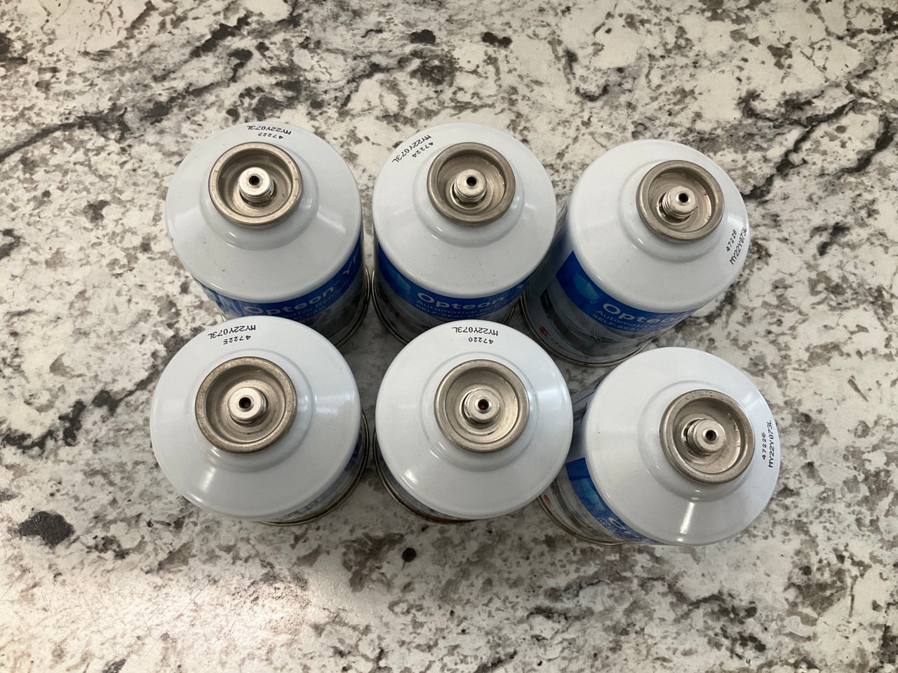 Chemours R-1234yf Automotive A/C Refrigerant Opteon YF Box Of (6) 12Oz Cans