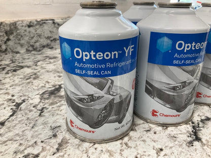 Chemours R-1234yf Automotive A/C Refrigerant Opteon YF Box Of (6) 12Oz Cans
