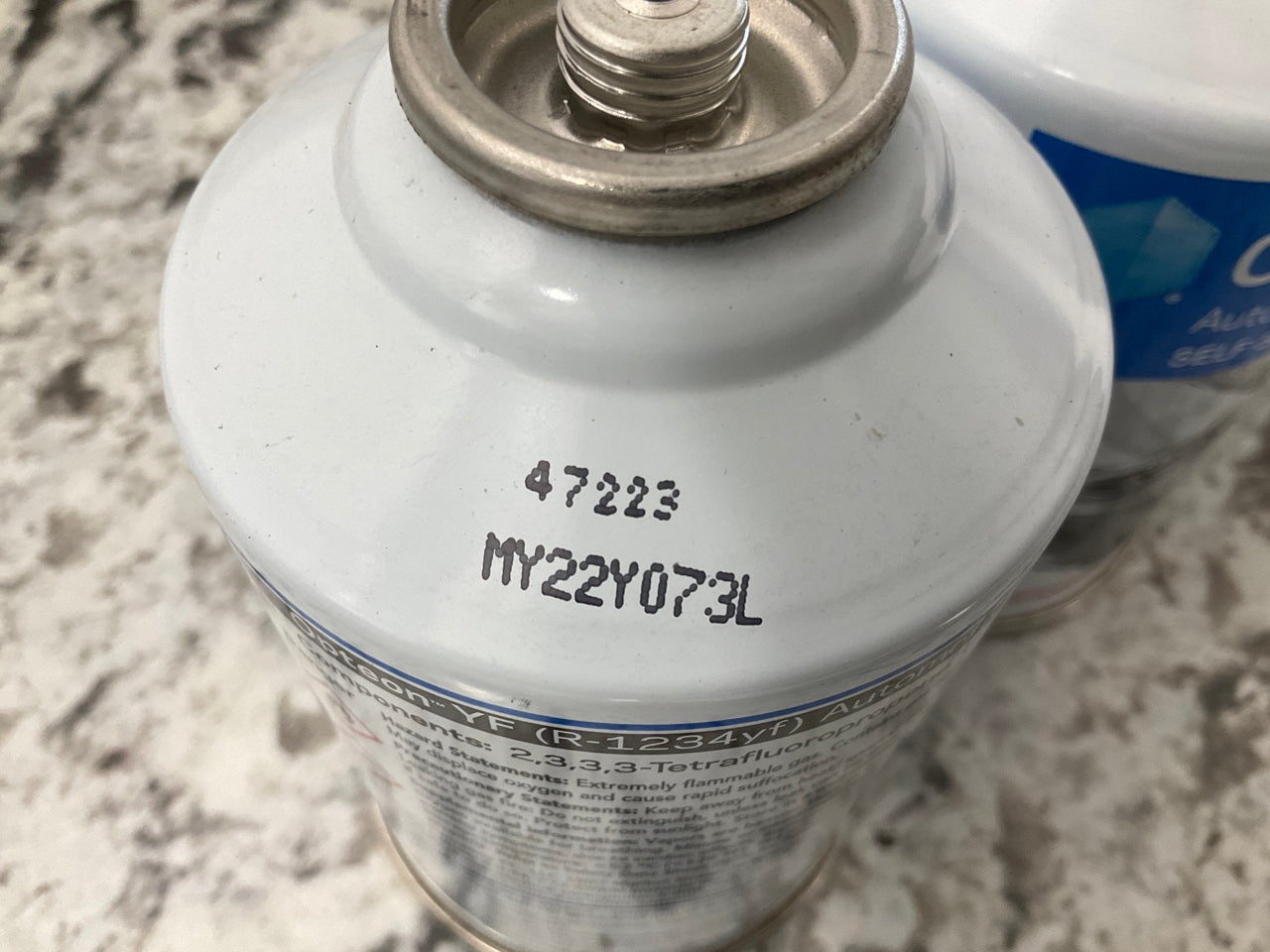 Chemours R-1 234yf Automotive A/C Refrigerant Opteon YF Box Of (6) 12Oz Cans
