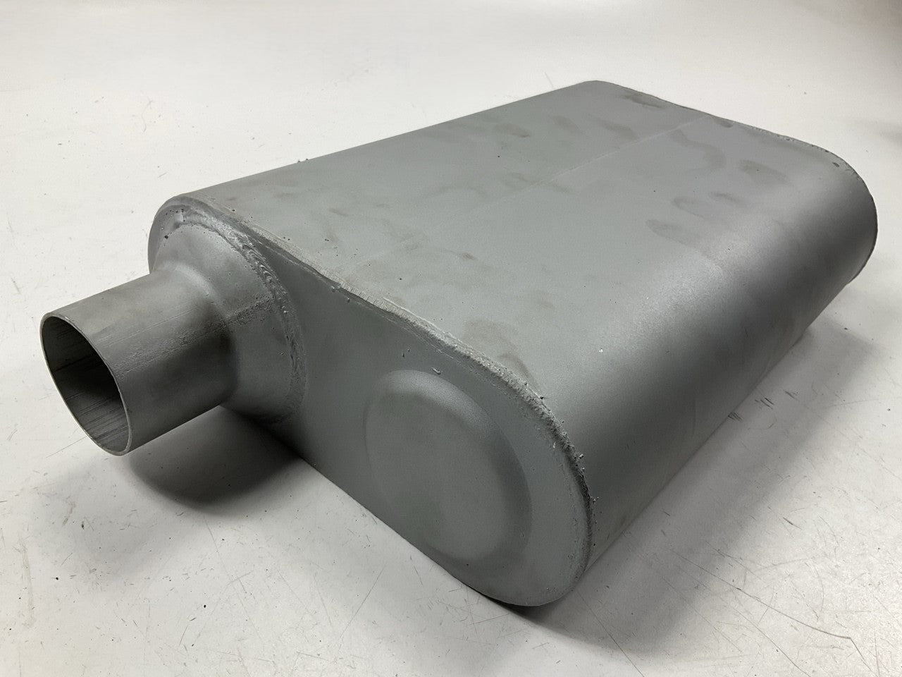 Cherry Bomb 7413 Performance Muffler - 2-1/4'' ID Offset Inlet & Outlet, 19'' Long