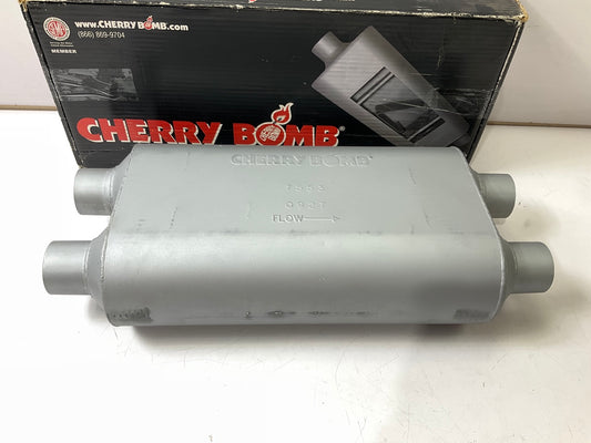 Cherry Bomb 7553 Elite 2.250'' Dual Inlet & Outlet Steel Muffler - MADE IN USA