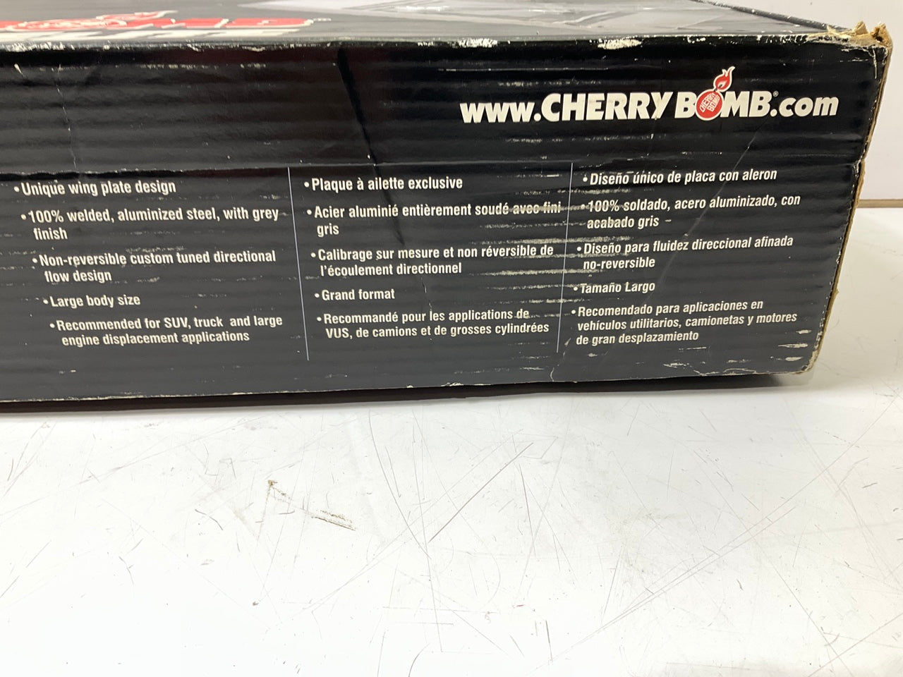 Cherry Bomb 7553 Elite 2.250'' Dual Inlet & Outlet Steel Muffler - MADE IN USA