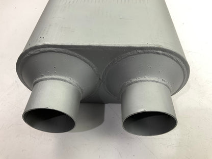 Cherry Bomb 7554 Elite Performance Muffler - Dual 2.5'' Inlet, Dual 2.5'' Outlet