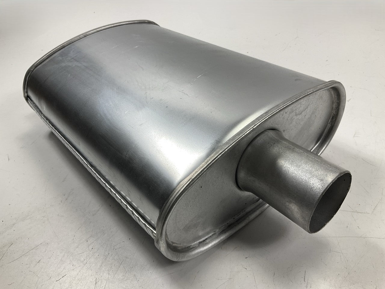 Cherry Bomb 87705 Turbo Muffler, 2.50'' Inlet / Outlet, 14'' Body Length