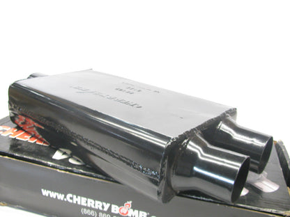 Cherry Bomb 88109 Vortex Muffler 3'' Center ID, 2.5'' Dual OD, 16'' Length
