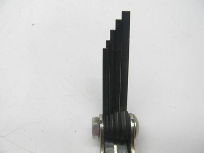 NOS Chesco 88017 7 Piece Folding Hex Key Set 1.5mm 2 2.5 3 4 5 6 - MADE IN USA