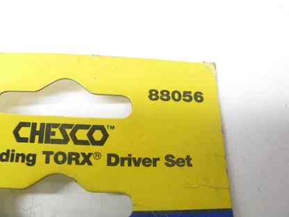 NOS Chesco 88056 7 Piece Folding Torx Driver Set T6 7 8 9 10 5 20 - MADE IN USA