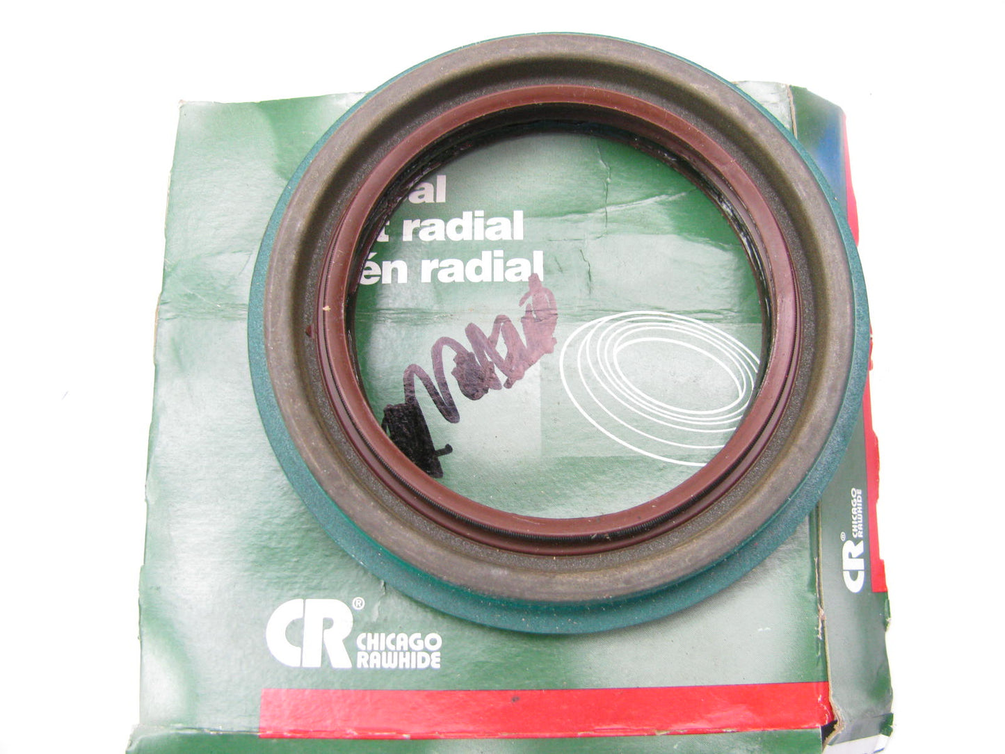 Chicago Rawhide 29961 Oil Seal - 4.0003'' OD X 3.0000'' ID X 0.6180'' Wide