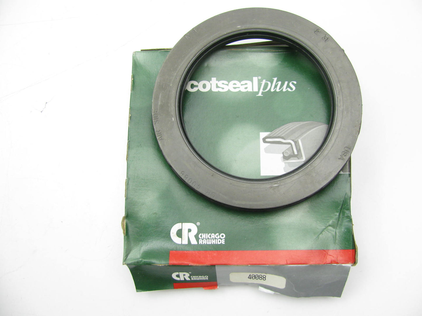 Chicago Rawhide 40088 Wheel Seal - 5.632'' OD X 4.000'' ID X 0.605'' Wide