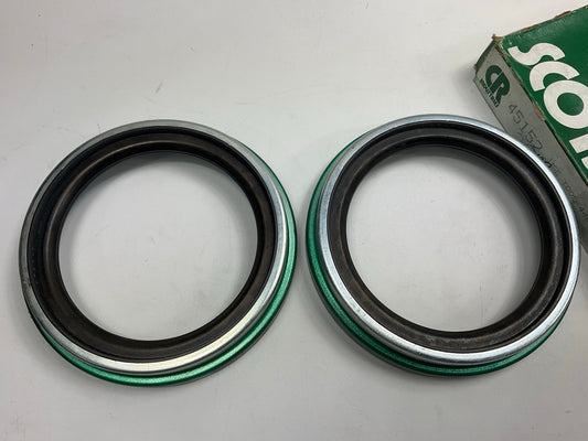 (2) Chicago Rawhide 45152 Wheel Seal - 6.316'' OD X 4.375'' ID X 1.175'' Wide