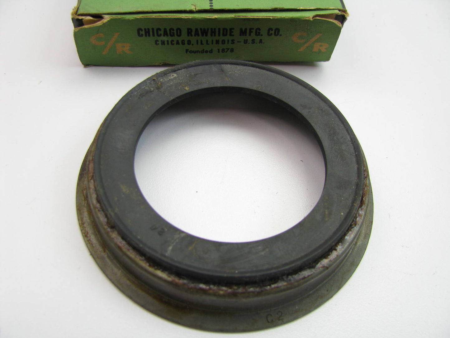 Chicago Rawhide 46096 Wheel Seal - 3.194'' OD X 2.24'' ID X 0.45'' Wide