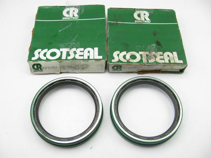 (2) Chicago Rawhide 47690 Rear Wheel Seals- 6.259'' OD X 4.765'' ID X 0.605'' Wide
