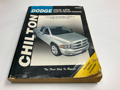 USED Rough Condition, As Shown - Chilton 20405 Repair Manual For 02-08 Dodge Ram