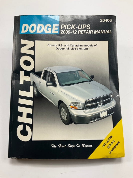 Lightly Used, Chilton 20406 Repair Manual For 2009-2018 Dodge Ram 1500 2500 3500
