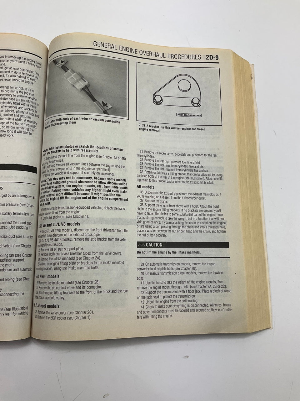 Lightly Used, Chilton 20406 Repair Manual For 2009-2018 Dodge Ram 1500 2500 3500