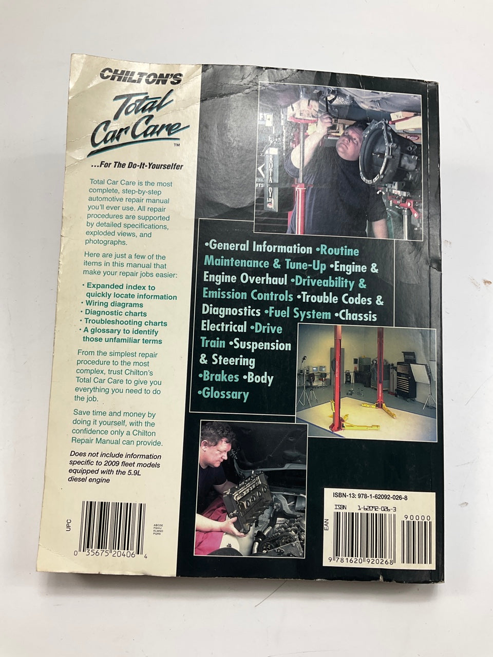 Lightly Used, Chilton 20406 Repair Manual For 2009-2018 Dodge Ram 1500 2500 3500