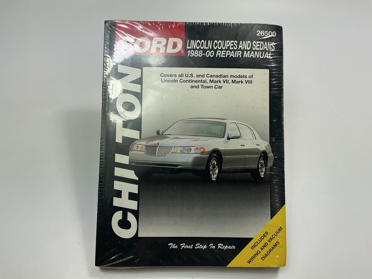 SEALED Chilton 26500 Repair Manual - 88-00 Lincoln Continental, 88-00 Town Car