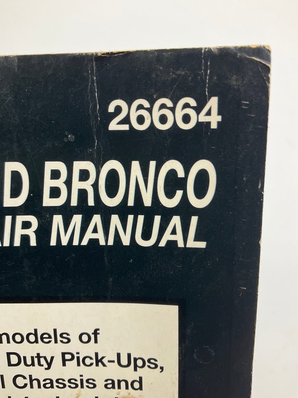 NEW - OPENED - Chilton 26664 Repair Manual - 1980-1996 Ford F-150, F-250