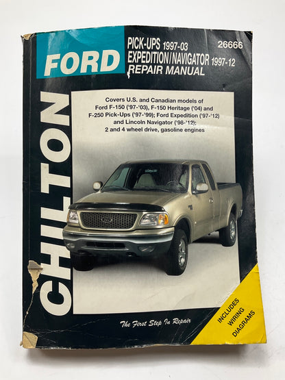 Used, See Photos - Chilton 26666 Repair Manual - 1997-2017 Ford Expedition