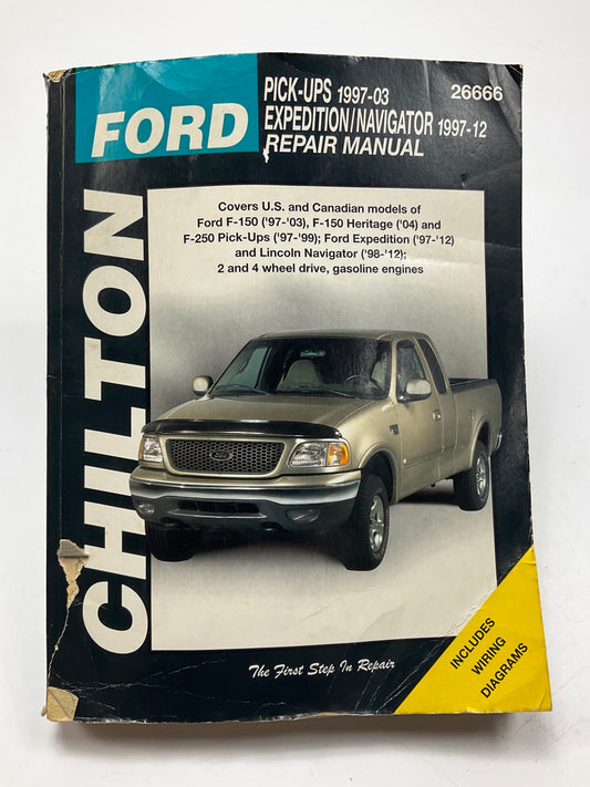 Used, See Photos - Chilton 26666 Repair Manual - 1997-2017 Ford Expedition