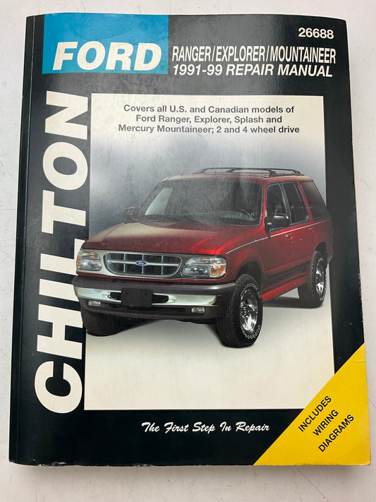OPENED - Chilton 26688 Repair Manual 1991-1999 Ford Ranger, Explorer
